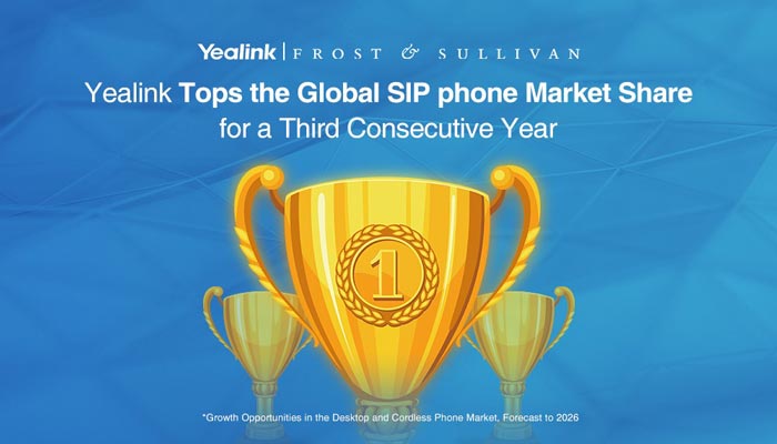 Yealink Tops the Sip Phone Market