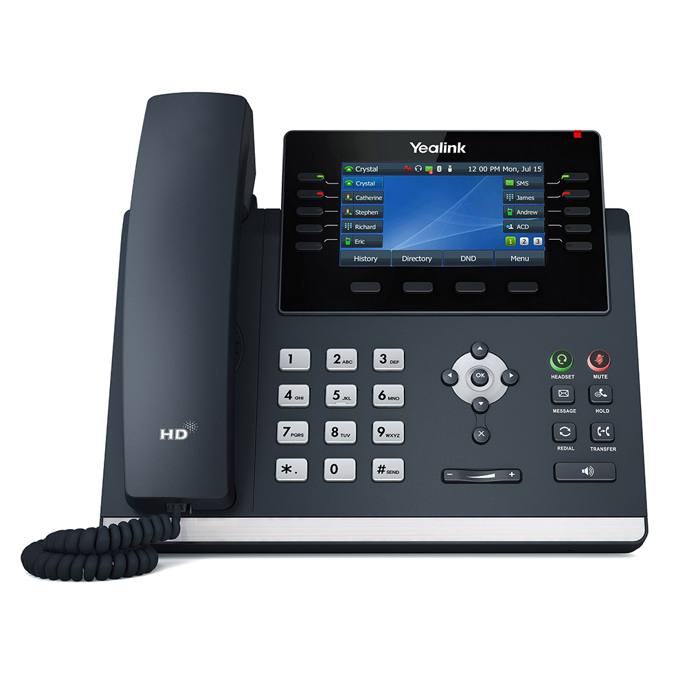 Gigabit IP Phone with Dual USB Ports and 4.3" Colour LCD