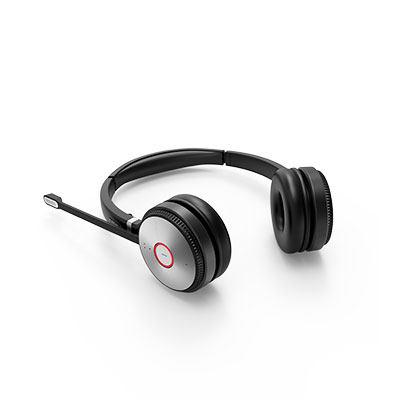DECT Wireless On-Ear Dual Headset with Touch Screen Base Station - Image 3