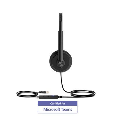 On-Ear USB Dual Headset - Image 2